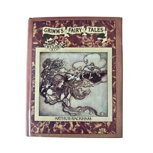 GRIMM'S FAIRY TALES Twenty Stories Illustrated Arthur Rackham 1st Edition 1973